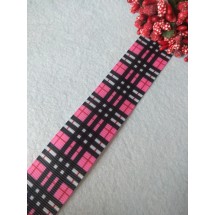 Лента репсовая с рисунком 25мм, цена за 1 м